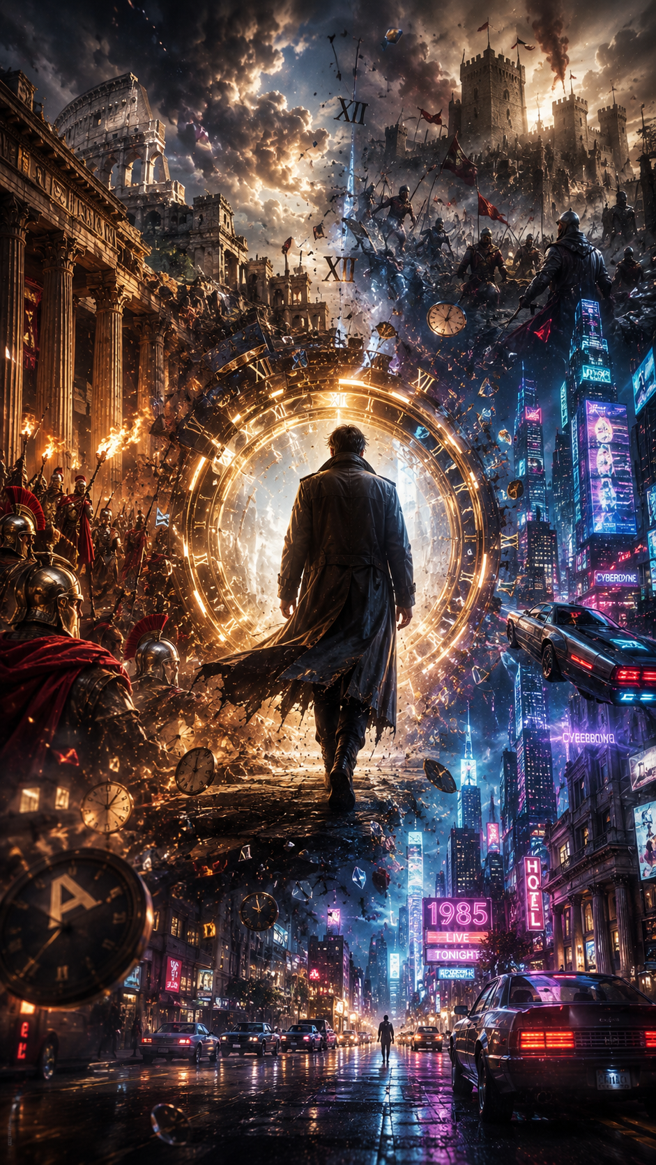 Time portal chronoscape